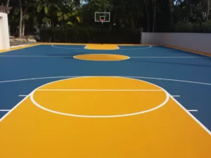Acrylic playground flooring